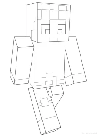Minecraft de colorat p40