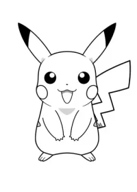 pikachu de colorat p16