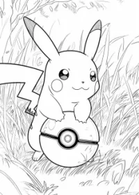 pikachu de colorat p20