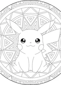 pikachu de colorat p24