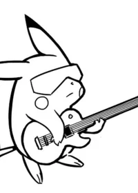 pikachu de colorat p27