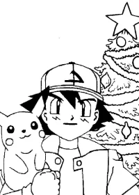 pikachu de colorat p30