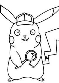 pikachu de colorat p33