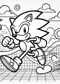 Sonic de colorat p15
