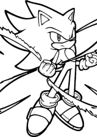 Sonic de colorat p18