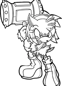 Sonic de colorat p19