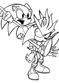 Sonic de colorat p23