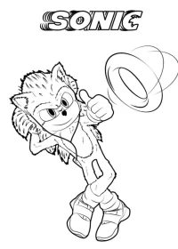 Sonic de colorat p27
