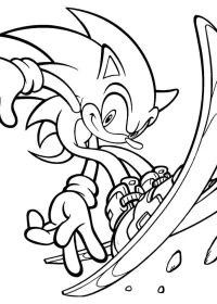 Sonic de colorat p31