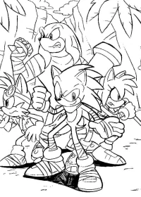 Sonic de colorat p32