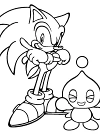 Sonic de colorat p34