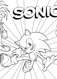 Sonic de colorat p40