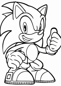 Sonic de colorat p9