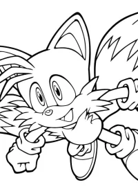 Sonic de colorat p45