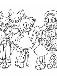 Sonic de colorat p50