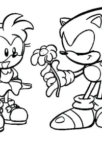 Sonic de colorat p51