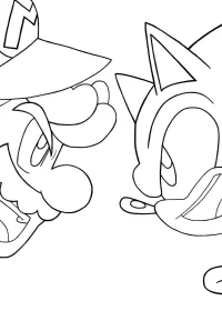 Sonic de colorat p60