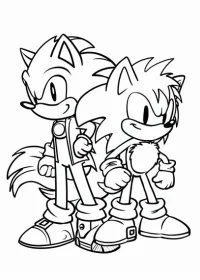 Sonic de colorat p14