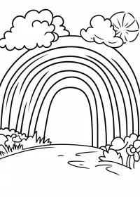 Curcubeu de colorat p14