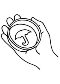 Fișă cu Squid Game de colorat p12