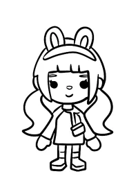 Toca Boca de colorat p9