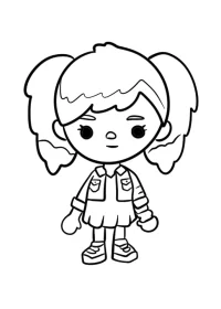 Toca Boca de colorat p10