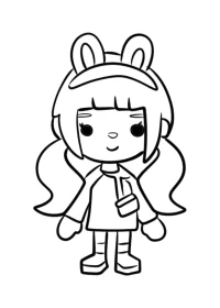 Toca Boca de colorat p14