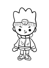 Toca Boca de colorat p16