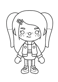 Toca Boca de colorat