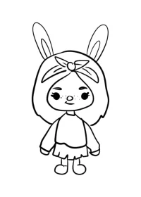 Toca Boca de colorat p22