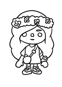 Toca Boca de colorat p23