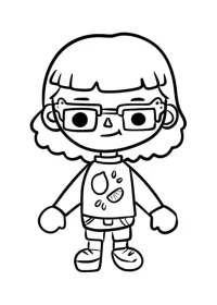 Toca Boca de colorat p27