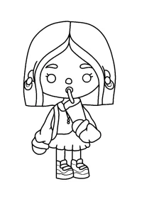 Toca Boca de colorat p2