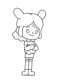 Toca Boca de colorat p3