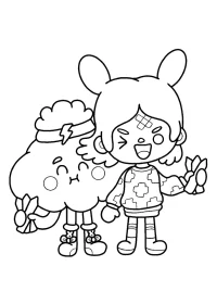 Toca Boca de colorat p4