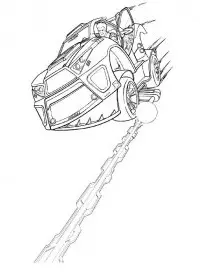 Action Man de colorat