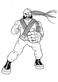 Fisă de colorat cu Action man de colorat p05