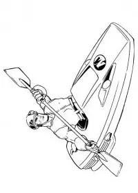 Fisă de colorat cu Action man de colorat p14