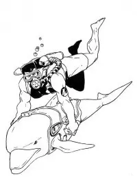 Fisă de colorat cu Action man de colorat p15