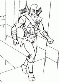 Fisă de colorat cu Action man de colorat p19