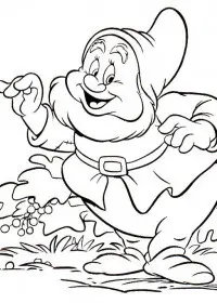 Alba Ca Zapada de colorat