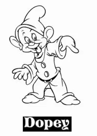 Fisă de colorat cu Alba ca zapada de colorat p11