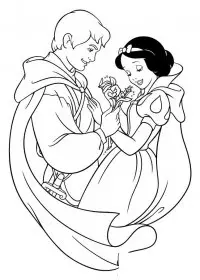 Fisă de colorat cu Alba ca zapada de colorat p47