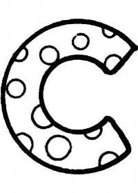 Fisă de colorat cu Alfabetul de colorat p03