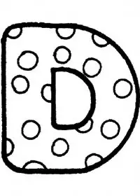 Fisă de colorat cu Alfabetul de colorat p04