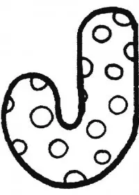 Fisă de colorat cu Alfabetul de colorat p10