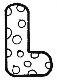 Fisă de colorat cu Alfabetul de colorat p12