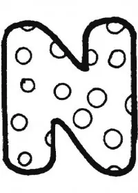 Fisă de colorat cu Alfabetul de colorat p14