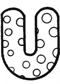 Fisă de colorat cu Alfabetul de colorat p21