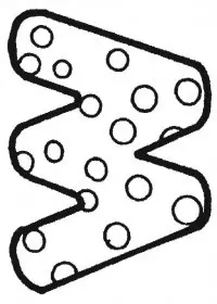 Fisă de colorat cu Alfabetul de colorat p23